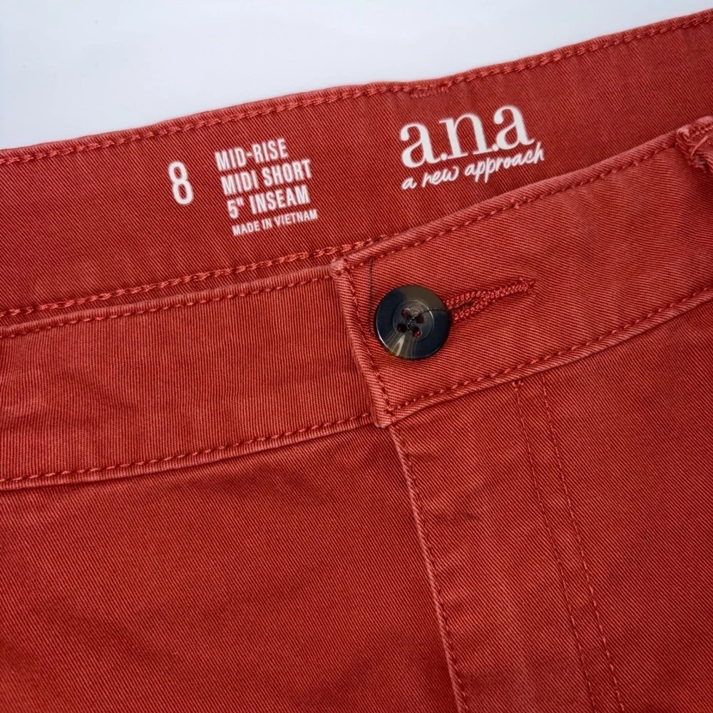 ana A New Approach Womens Mid-Rise Midi Short 5